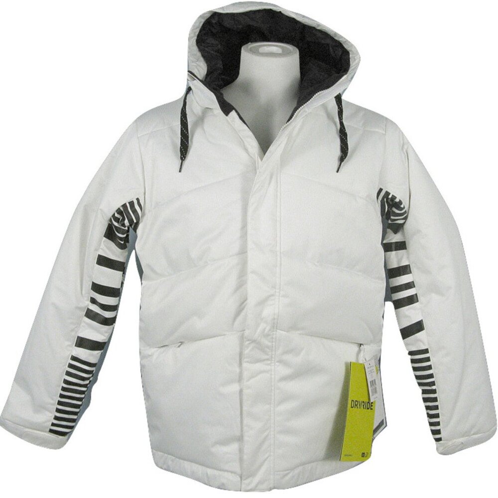 NEW Burton TWC Shaun White Puffer Jacket! White Dry Ride 2L Thermacore Insulated